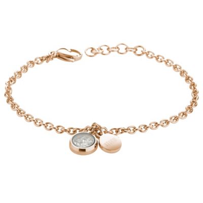 Ladies rose gold crystal bracelet